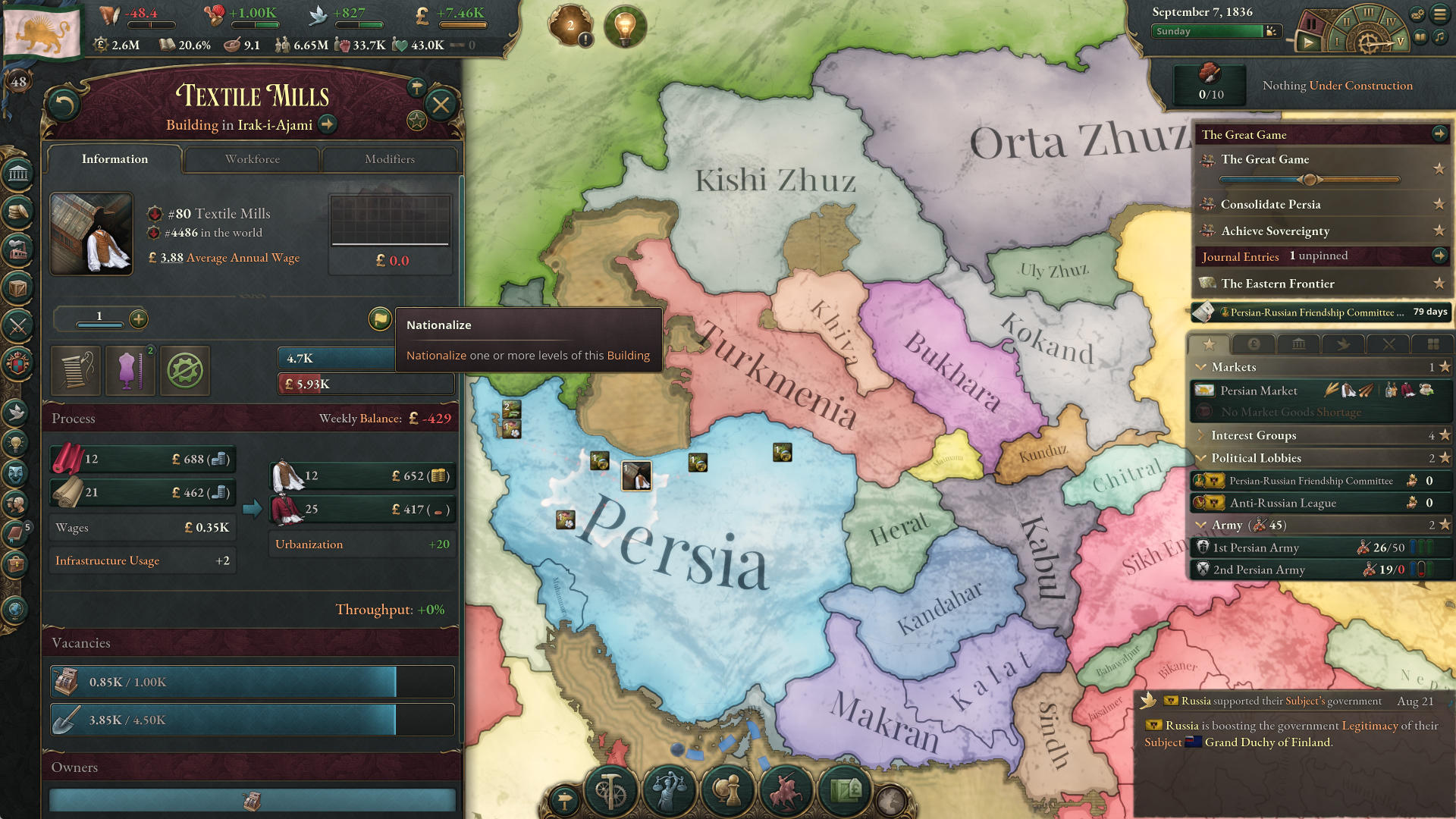 Victoria 3 - Screenshot 7